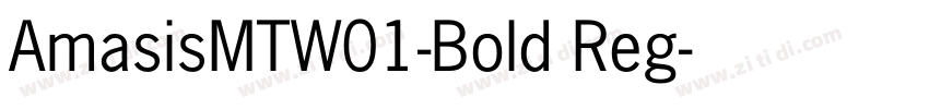 AmasisMTW01-Bold Reg字体转换